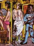  | Akrobaten, Triptychon, 1939 (156,157) 
Ol/Leinwand; Mitteltafel 200 x 172cm, 
Seitentafeln je 200 x 90 cm 
St.Louis, Sammlung Morton D.May
