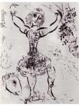  | Marc Chagall
1887 Witebsk, lebt in Saint-Paul

Jongleurin, 1960(225) 
Farblithografie, 31,5 x 23,7cm 
Dresden, Staatliche Kunstsammlungen, 
Kupferstichkabinett
