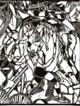  | Heinrich Ehmsen 
1886 Kiel -1964 Berlin

Artisten der GroBstadt, 1913(113)
Holzschnitt;32x25cm
Berlin (DDR), Staatliche Museen, Kupferstichkabinett
und Sammlung der Zeichnungen
